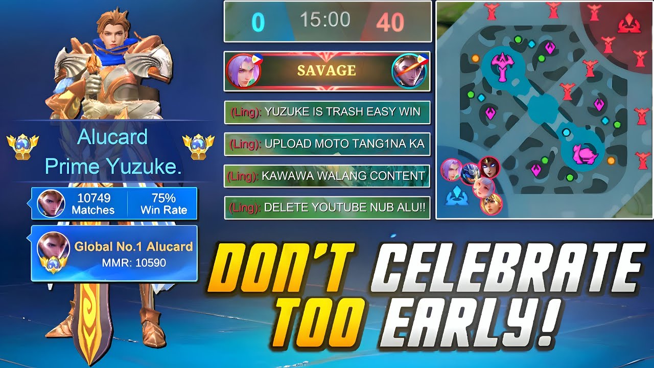 Don&rsquo;t Celebrate Too Early!! Global Alu 1v5 Impossible Epic Comeback Clutch!🔥(trashtalker destroyed)