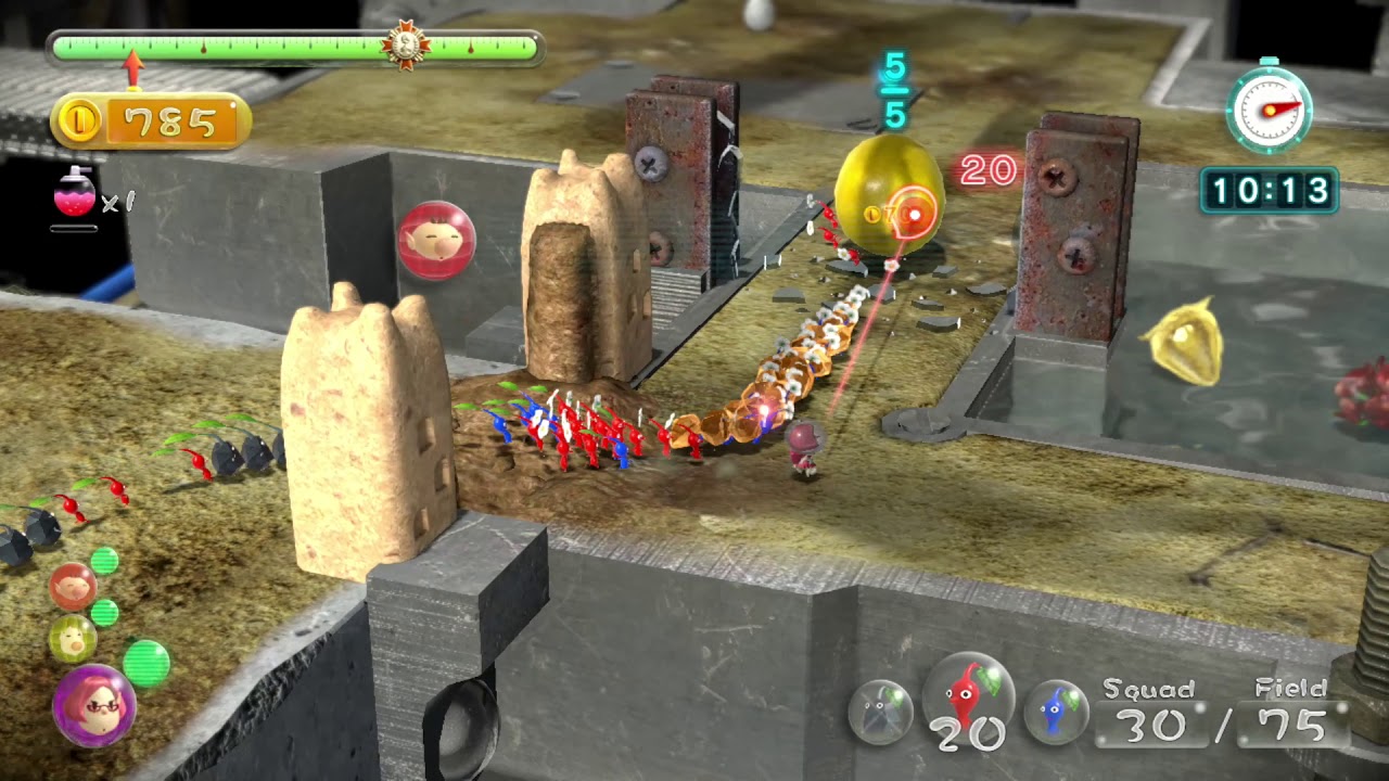 Pikmin 3 DX - Collect Treasure - Clockwork Chasm 16705