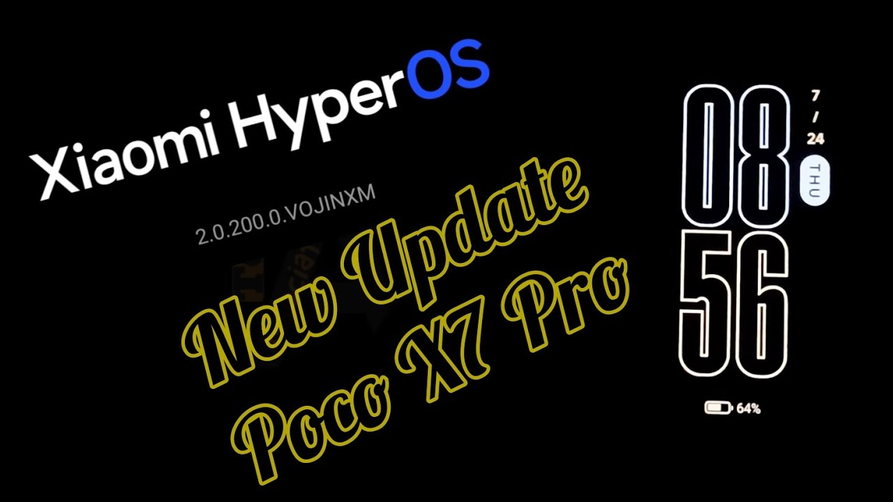 Poco X7 Pro gets HyperOs 2.0.200.0 Update #july #xiaomi #pocox7 #india