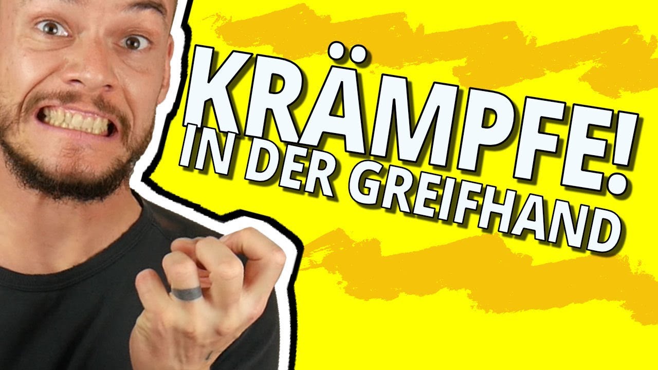Krämpfe in der Greifhand vermeiden - E-Bass linke Hand Übung