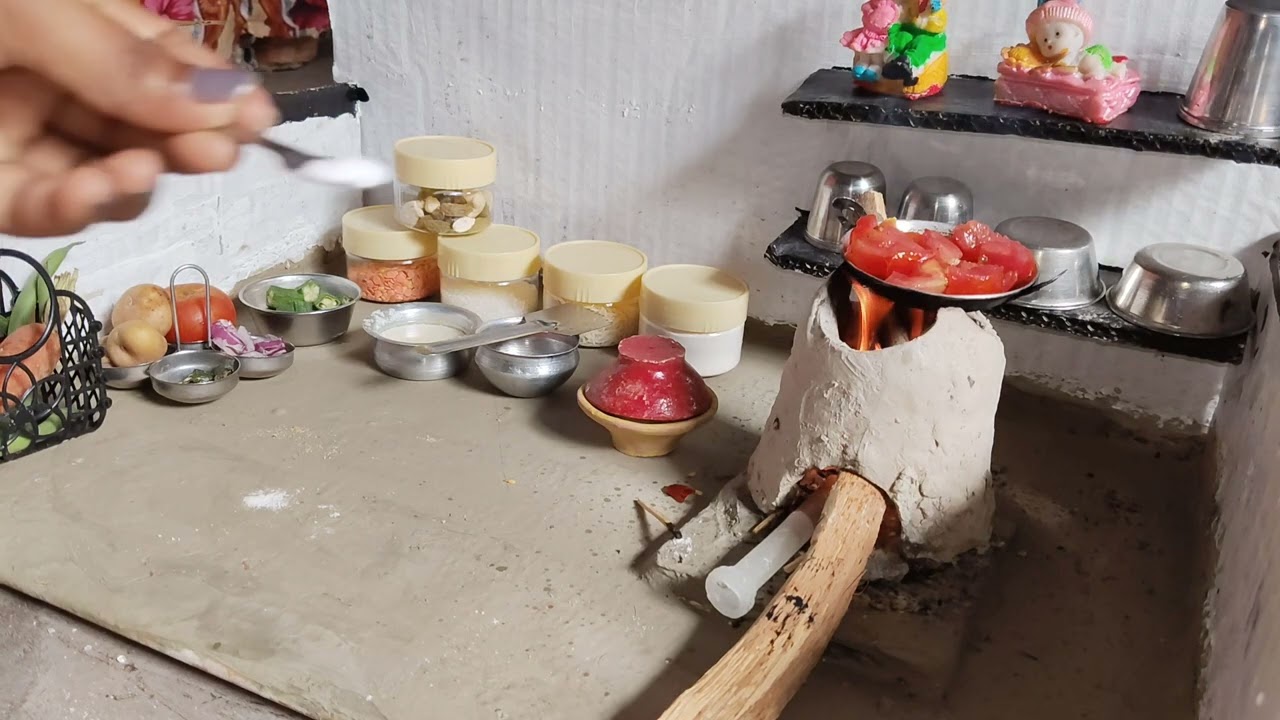 आज एक साथ बहुत सारी छोटी-छोटी टेस्टी रेसिपी😋#cooking #minikitchen #miniature #youtubevide