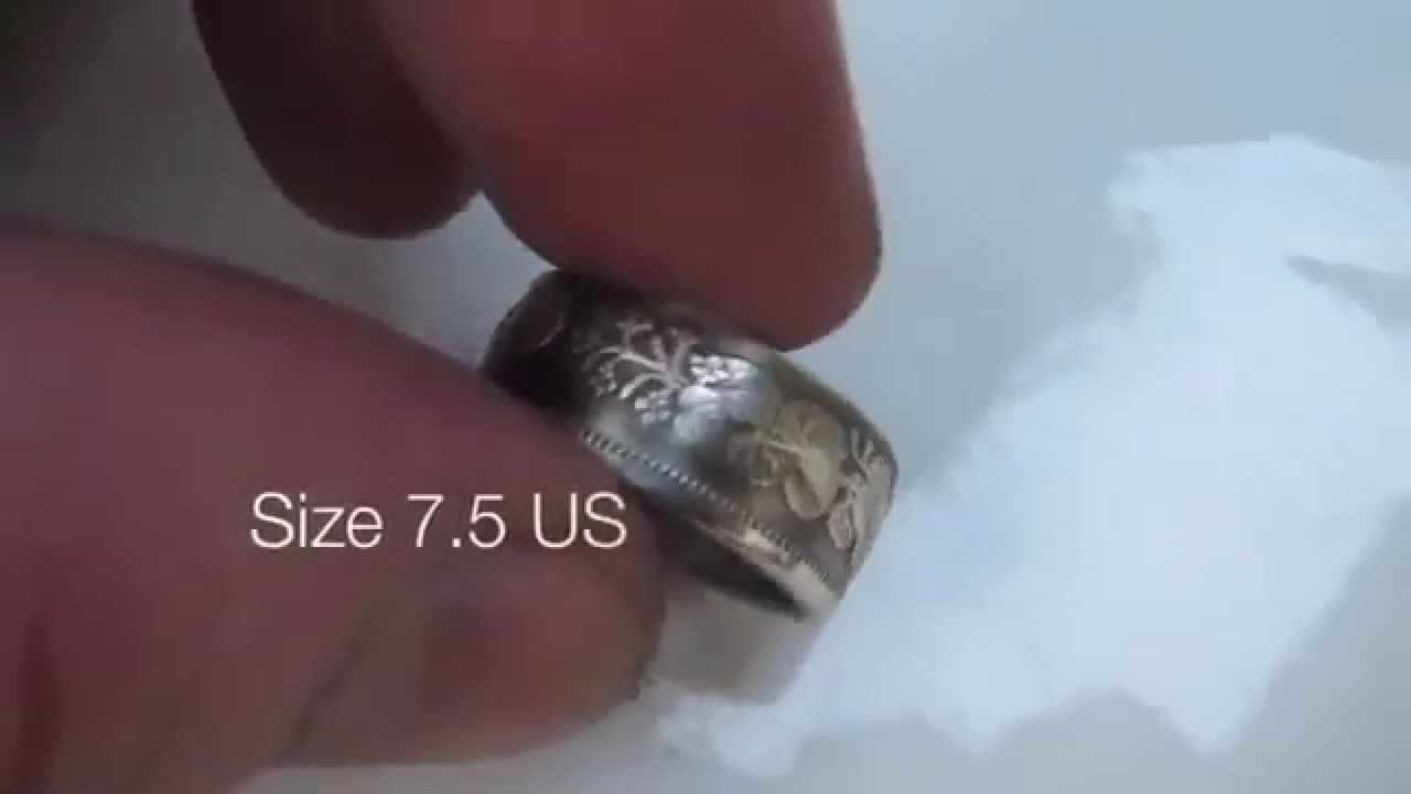 Japan 50 Sen COIN RING