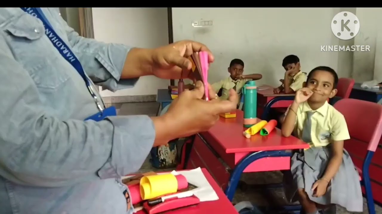 Paper made hand fan