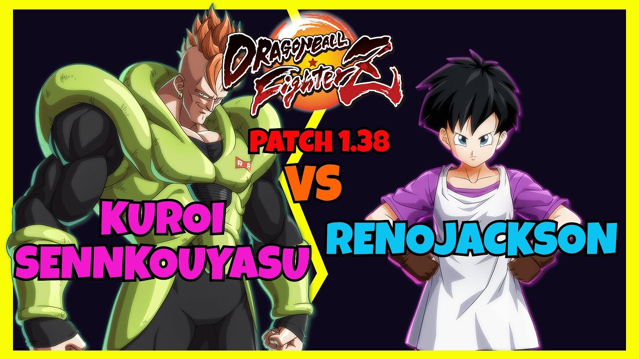 DBFZ - KUROISENNKOUYASU vs RENOJACKSON (Teen Gohan, Vegito, Android 16 vs Jiren, Trunks, Videl)