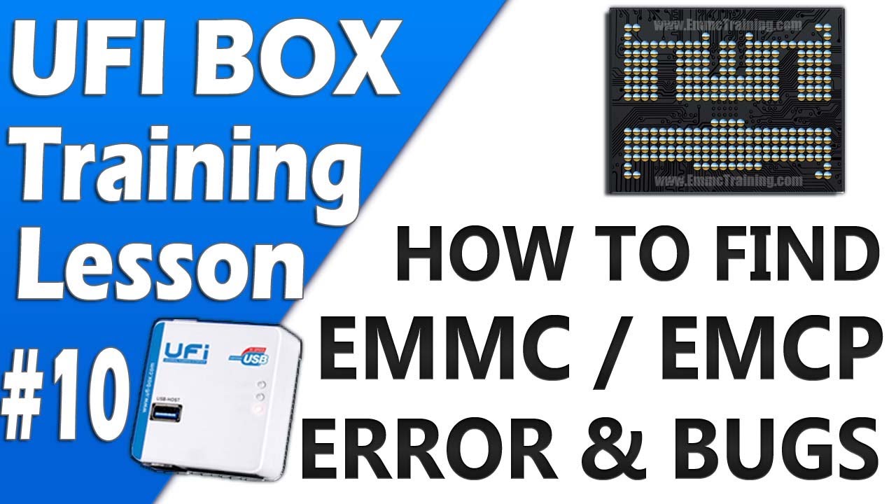 UFI Box Training Lesson 10 | How to Find Emmc Error | How to Check Emmc Health | Check Emmc Damaged