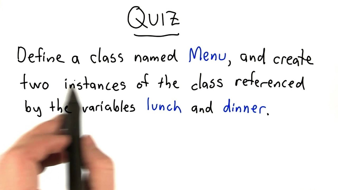 Menu Class - Intro to Computer Science