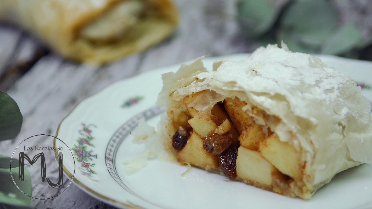 Strudel de manzana (con pasta filo): la receta más fácil