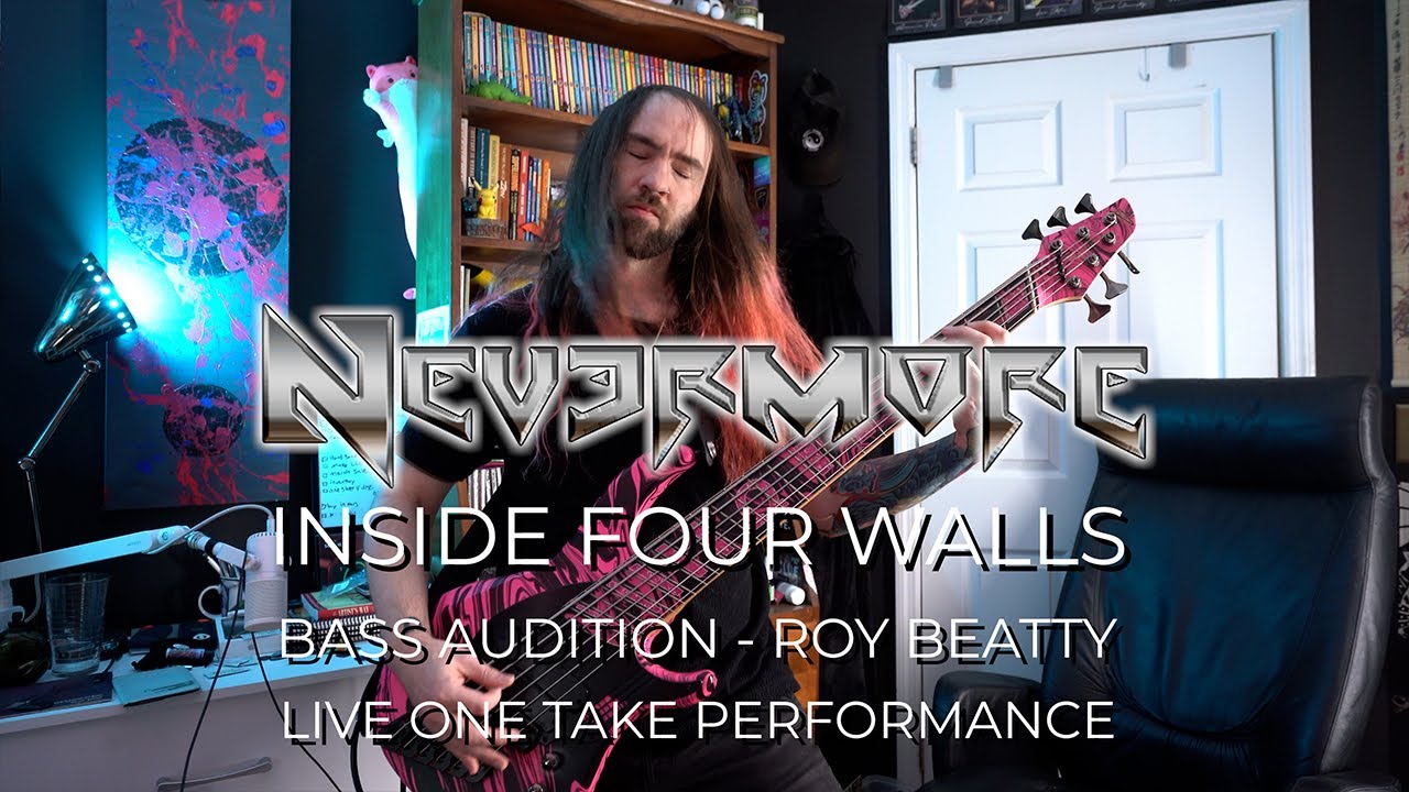 Nevermore - Inside Four Walls | Bass Audition One Take | Roy Beatty (Part 2)