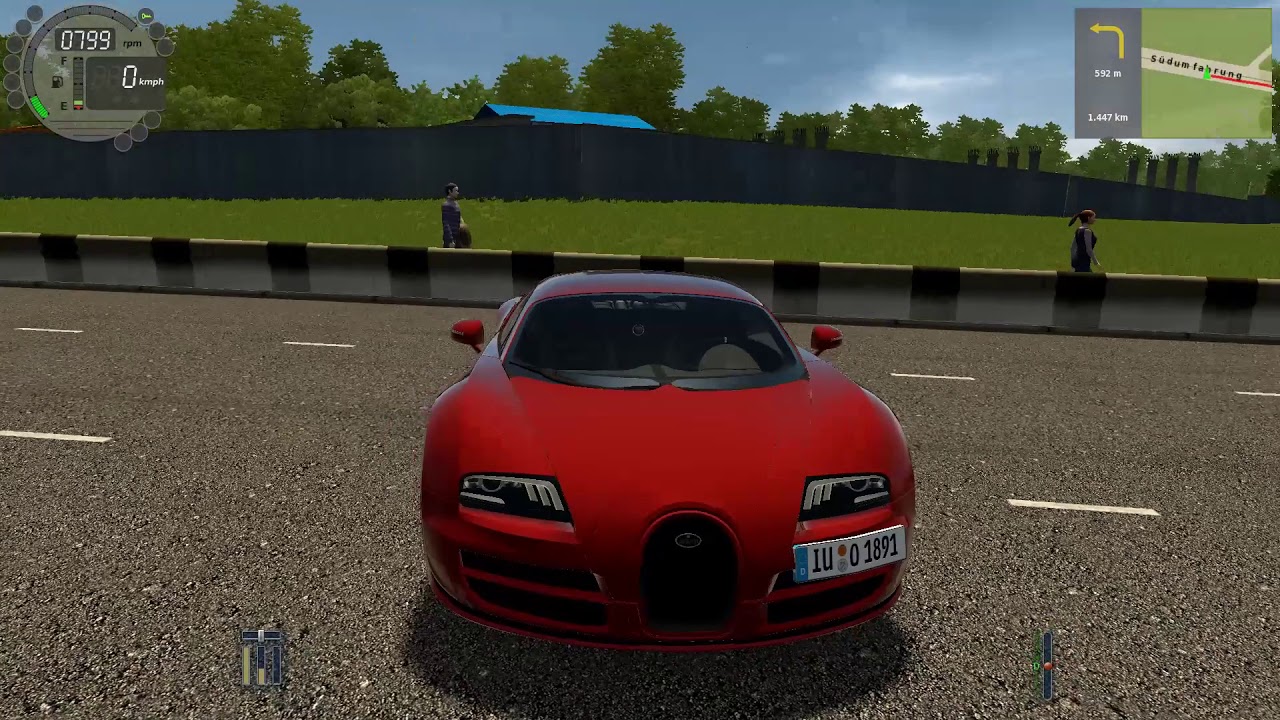 Let's Play City Car Driving#003 Bugatti Veyron