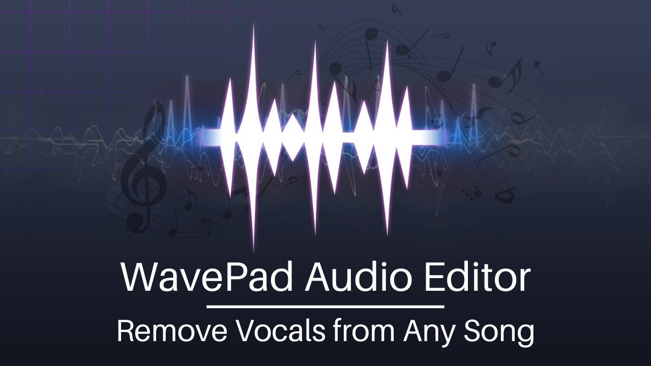 Remove Vocals from Any Song | WavePad Audio Editing Tutorial