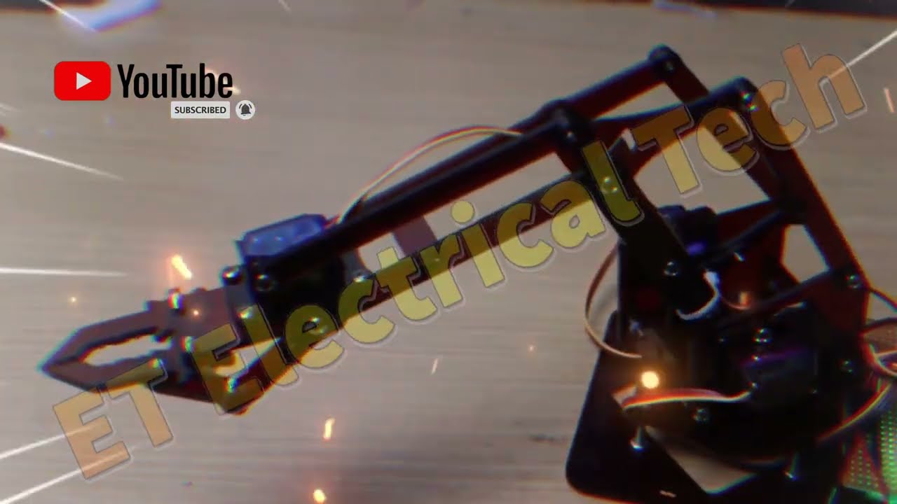 How To Make Robotic Arm 4DOF | robotic arm with servo motor  || @ETElectricalTech