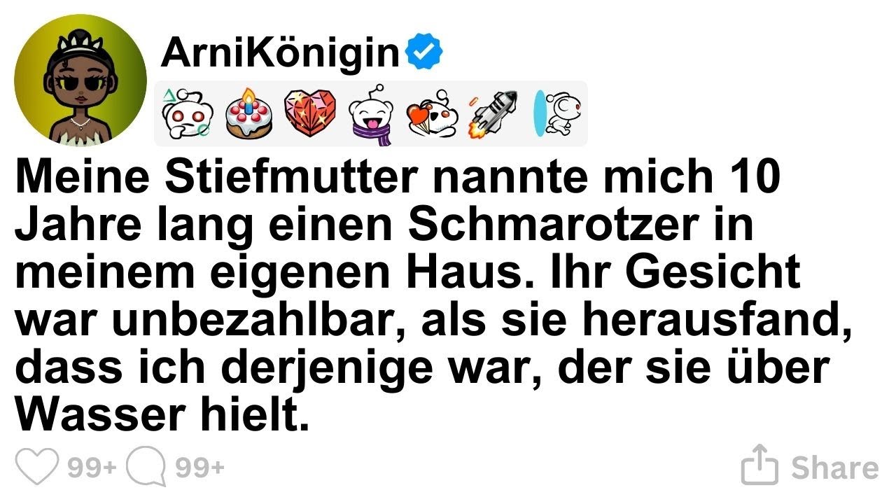 [GANZE STORY] Meine Stiefmutter nannte mich 10 Jahre lang einen Schmarotzer in meinem e
