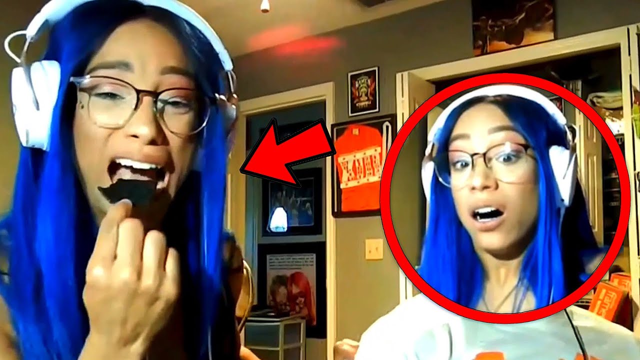 Sasha Banks Eats a DEATH CHIP (funny af) |LegitBossedUp