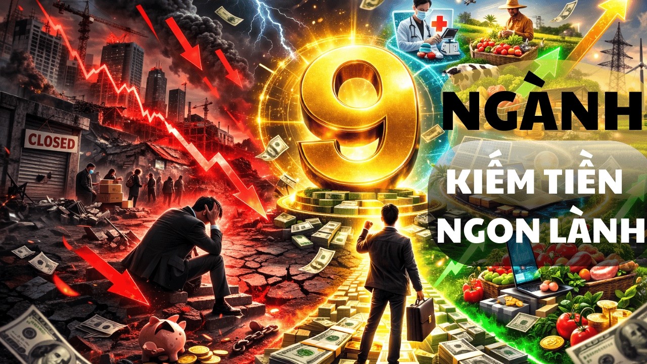 Nền Kinh Tế 2026 Sẽ Rất Tàn Khốc – Chỉ 9 Ngành Này Còn Kiếm Được Tiền