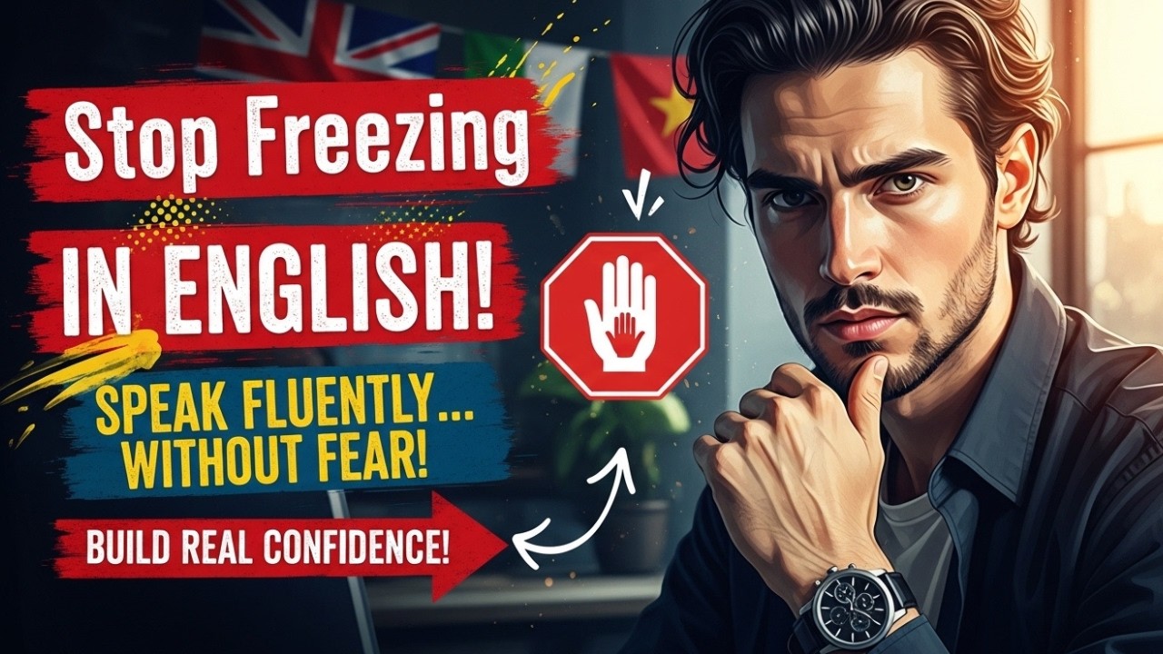 Speak English Without Freezing — 9 Tricks That Actually Work || Graded Reader || MindFuel Zone.
