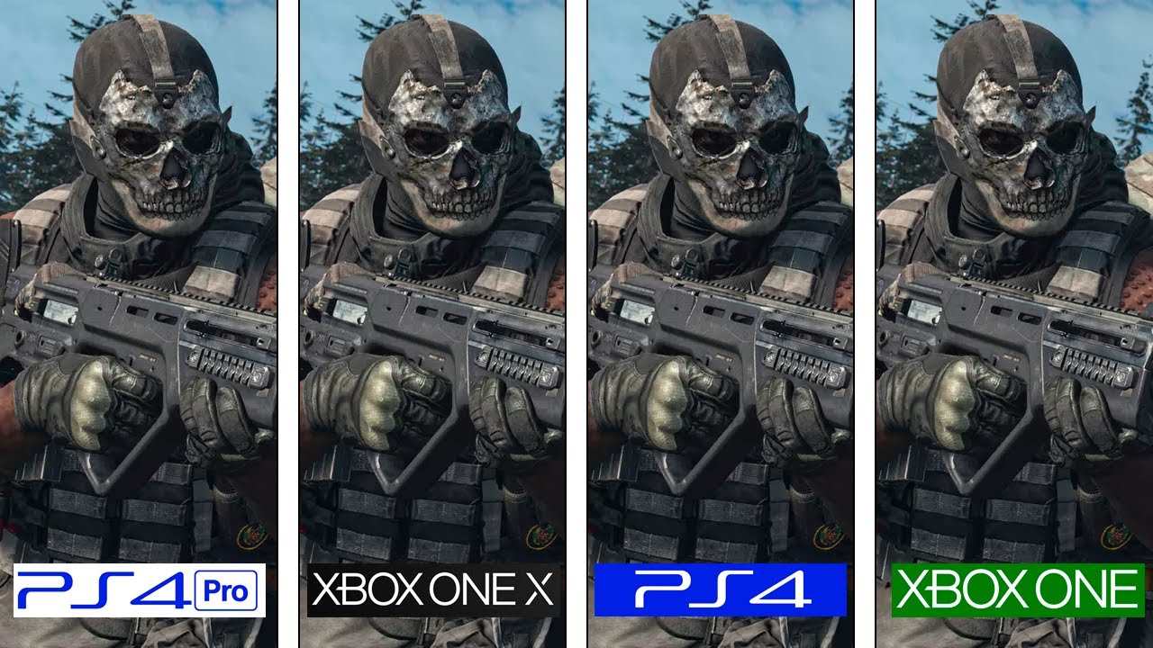 Call of Duty WARZONE | PS4 - ONE- PS4 Pro - ONE X | Graphics & FPS Comparison