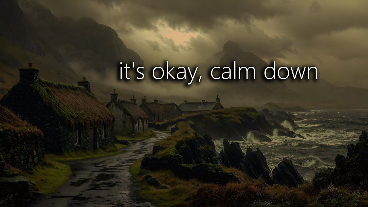 it’s okay, calm down. | dark ambient piano music for stress relief & deep peace