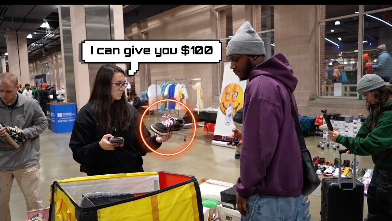 SHE CASHED ME OUT AT SNEAKERCON PHILLY.