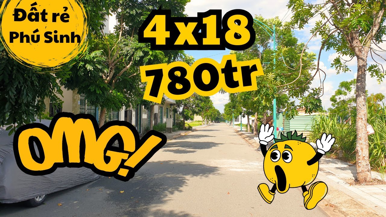 🔴Đất rẻ 4x18 chỉ 780tr chủ ngôp bán lỗ khu dân cư phú sinh
