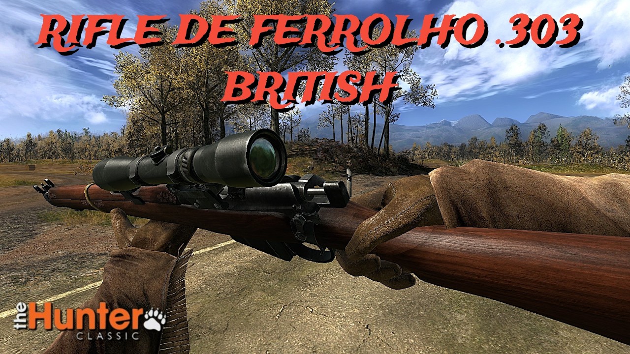 The hunter classic  rifle de ferrolho .303 british