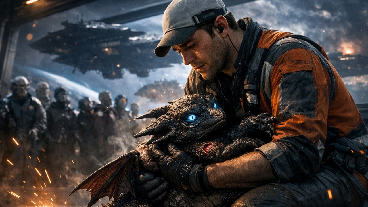 The Dragon Baby Collapsed at the Spaceport… One Human’s Kindness Started a War!