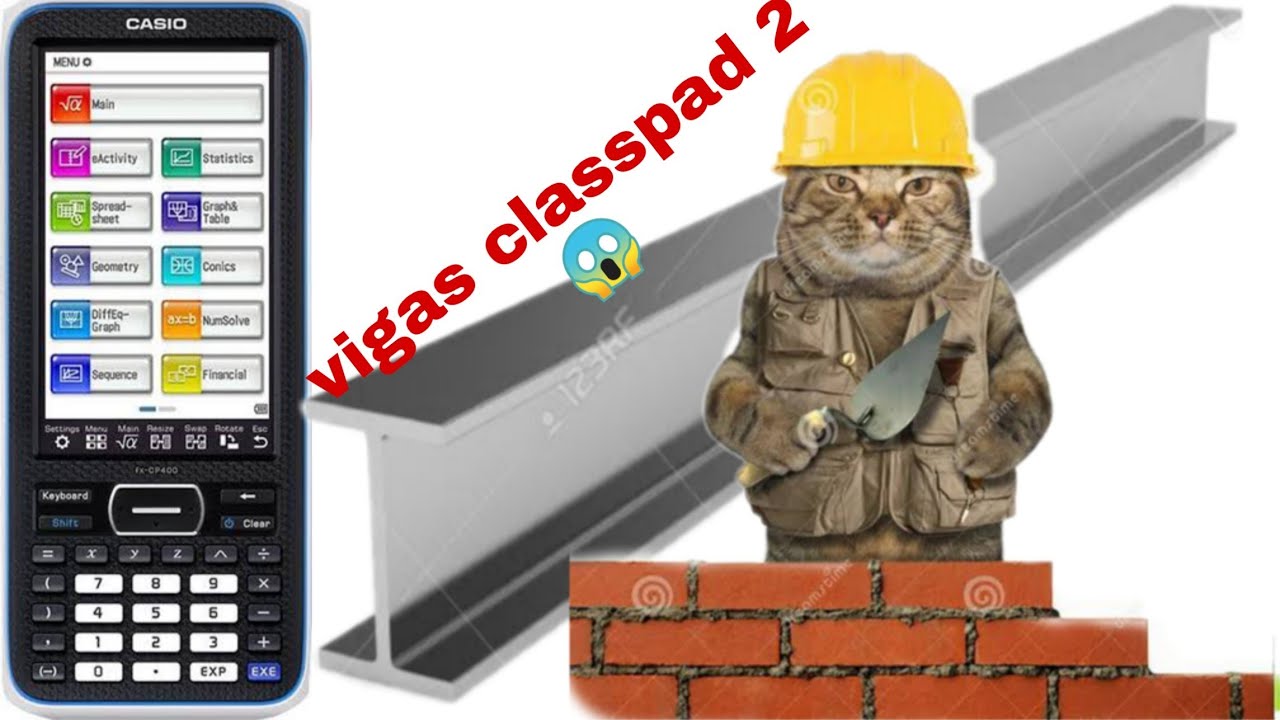 Programa de vigas para la Classpad II - Beam program for Classpad II