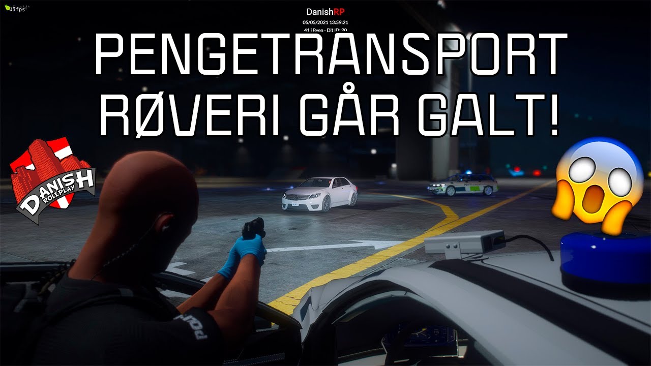 PENGETRANSPORT RØVERI *GÅR FULDSTÆNDIG GALT* Dansk Fivem DanishRP