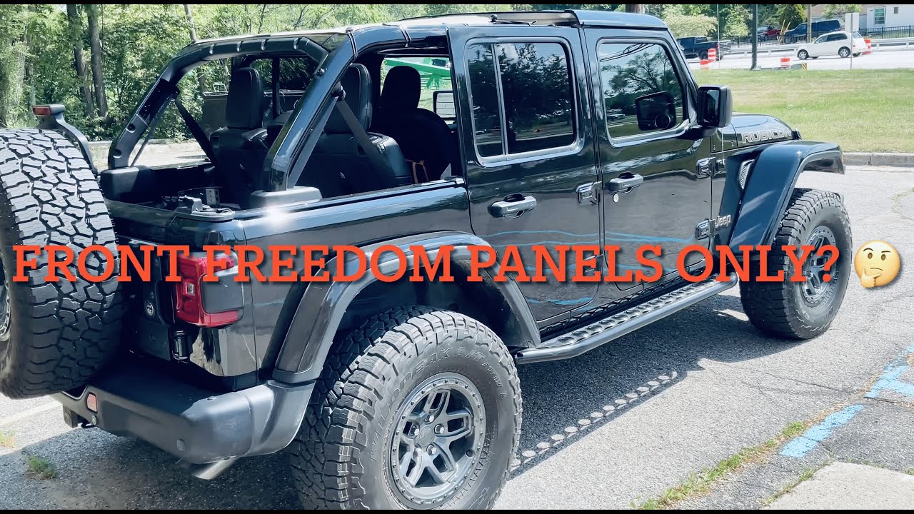 JEEP WRANGLER FRONT FREEDOM PANELS ONLY?  