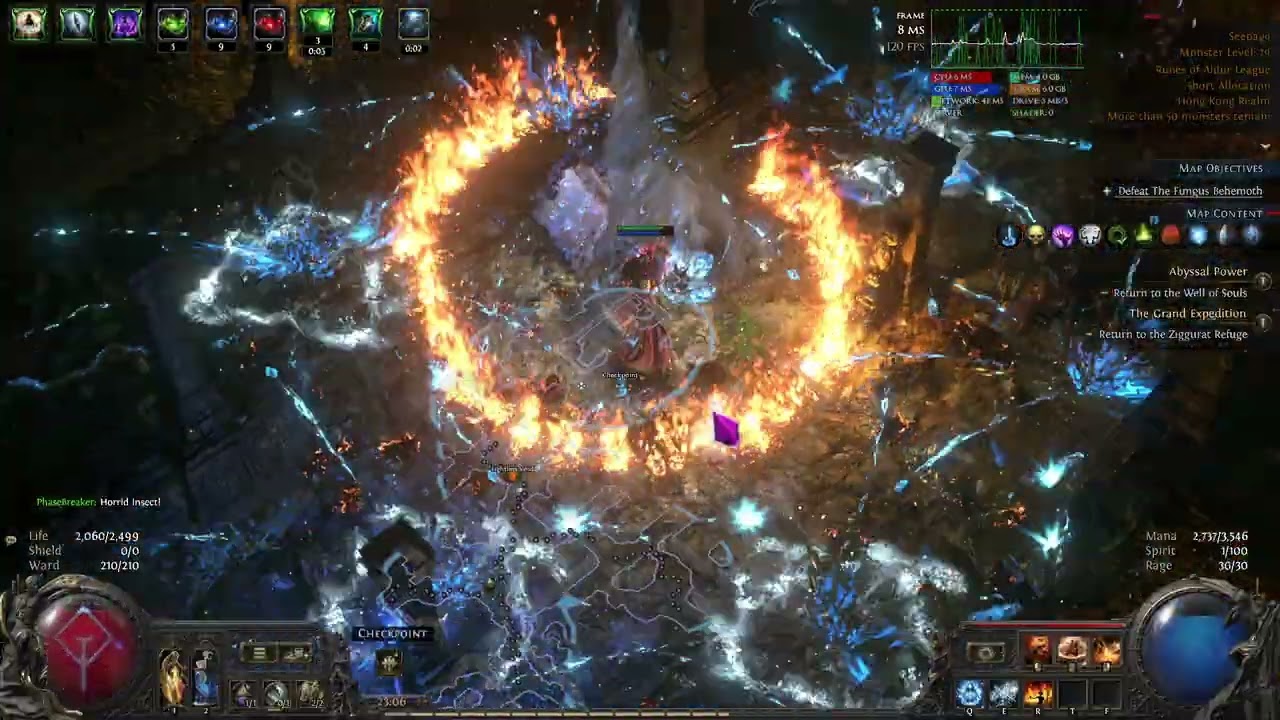 [PoE2 0.5] Gemling Legionaire Perfect Strike T15 map showcase (Experimental)