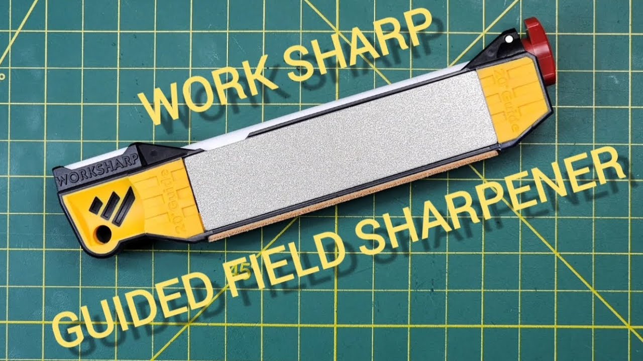 WORK SHARP GUIDED FIELD SHARPENER Step by step from dull to razor sharp (aprox, 10min) Giveaway#2