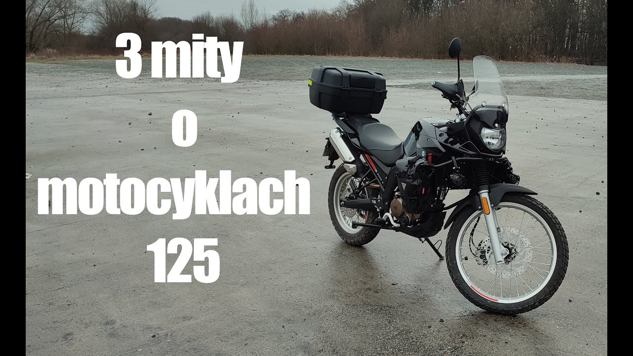 Obalam trzy mity o motocyklach 125 - Moto Vlog na Malaguti Dune X 125