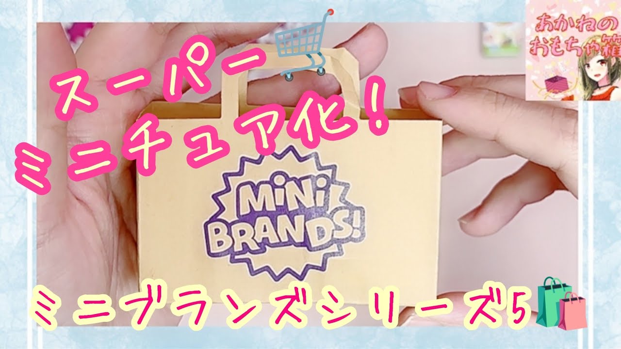 【5Surprise】🛒スーパー丸ごとミニチュア化！？🛍超リアルミニチュアカプセルトイ💕mini brands 5Surprise series5🎉