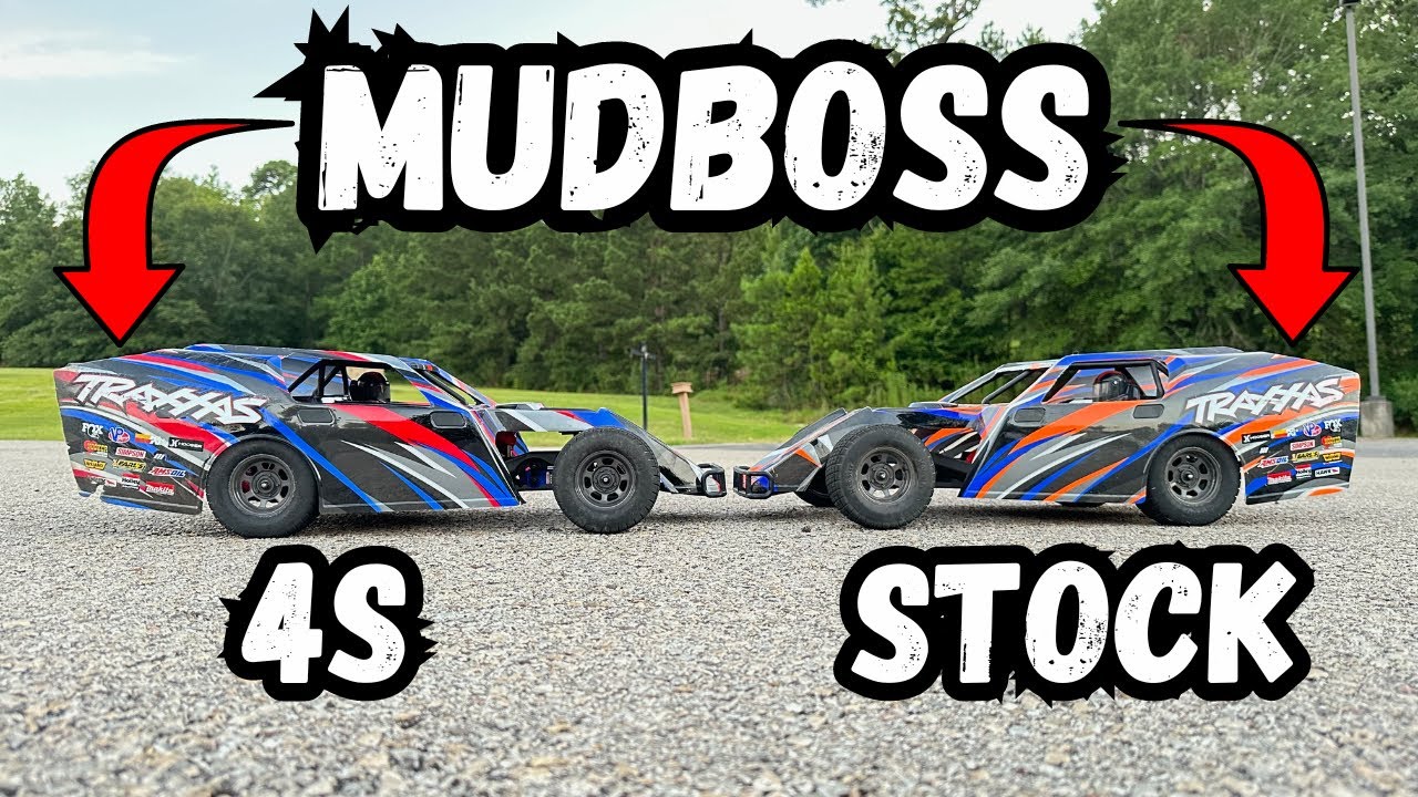 Первый в мире Traxxas Mudboss с заменой 4-х дюймов (модифицированный Slash)