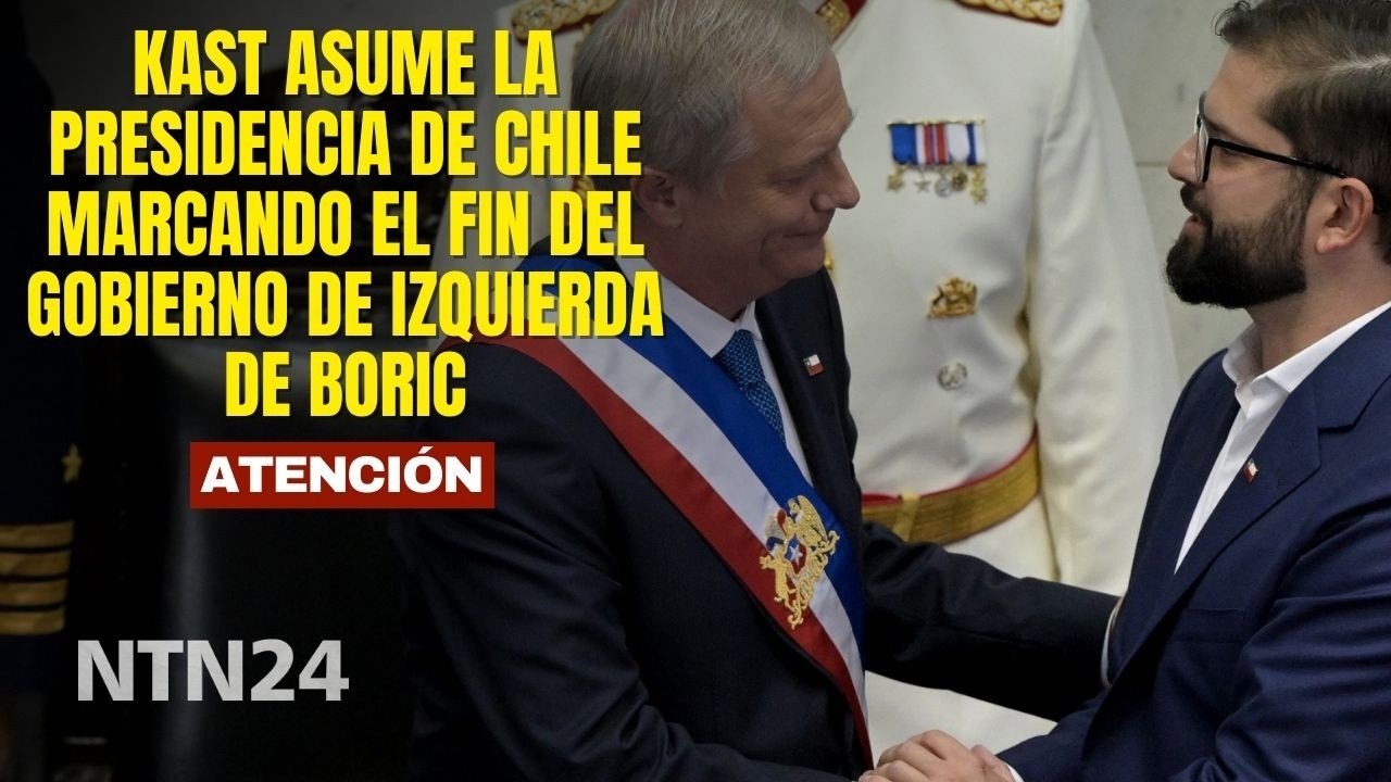 Kast asume la Presidencia de Chile marcando el fin del gobierno de izquierda de Boric