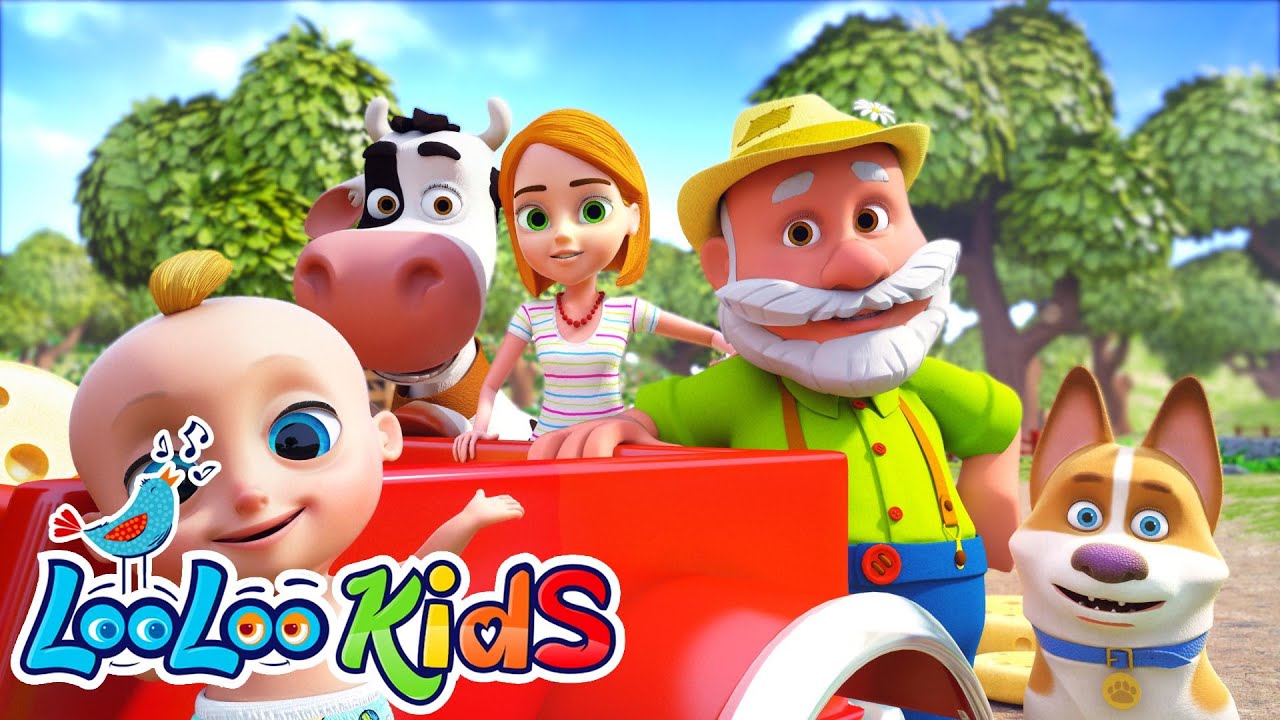 The Farmer in the Dell 🚜 | LooLoo Kids Nursery Rhyme for Babies & Preschool Learning in 4K