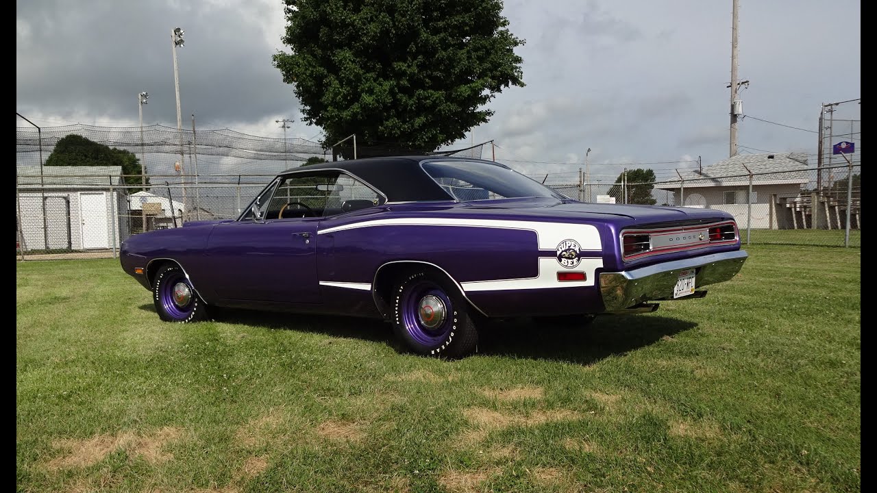 1970 Dodge Super Bee 440 Six Pack 4 Speed in Purple & Engine Start - My Car Story with Lou Costabile