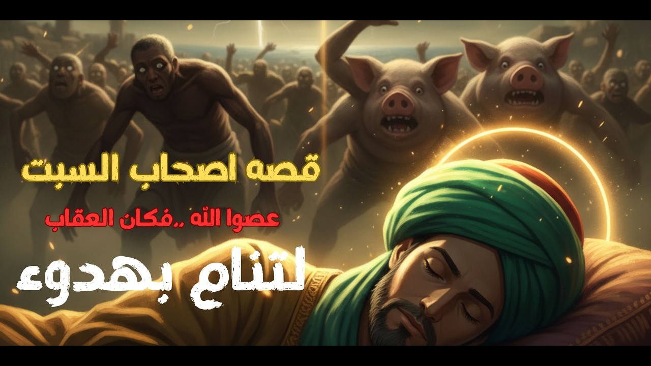 #قصه اصحاب السبت ناموا… فاستيقظوا قرودًا وخنازير✨😱!ما الذي حدث لهؤلاء أثناء نومهم؟#أصحاب_السبت