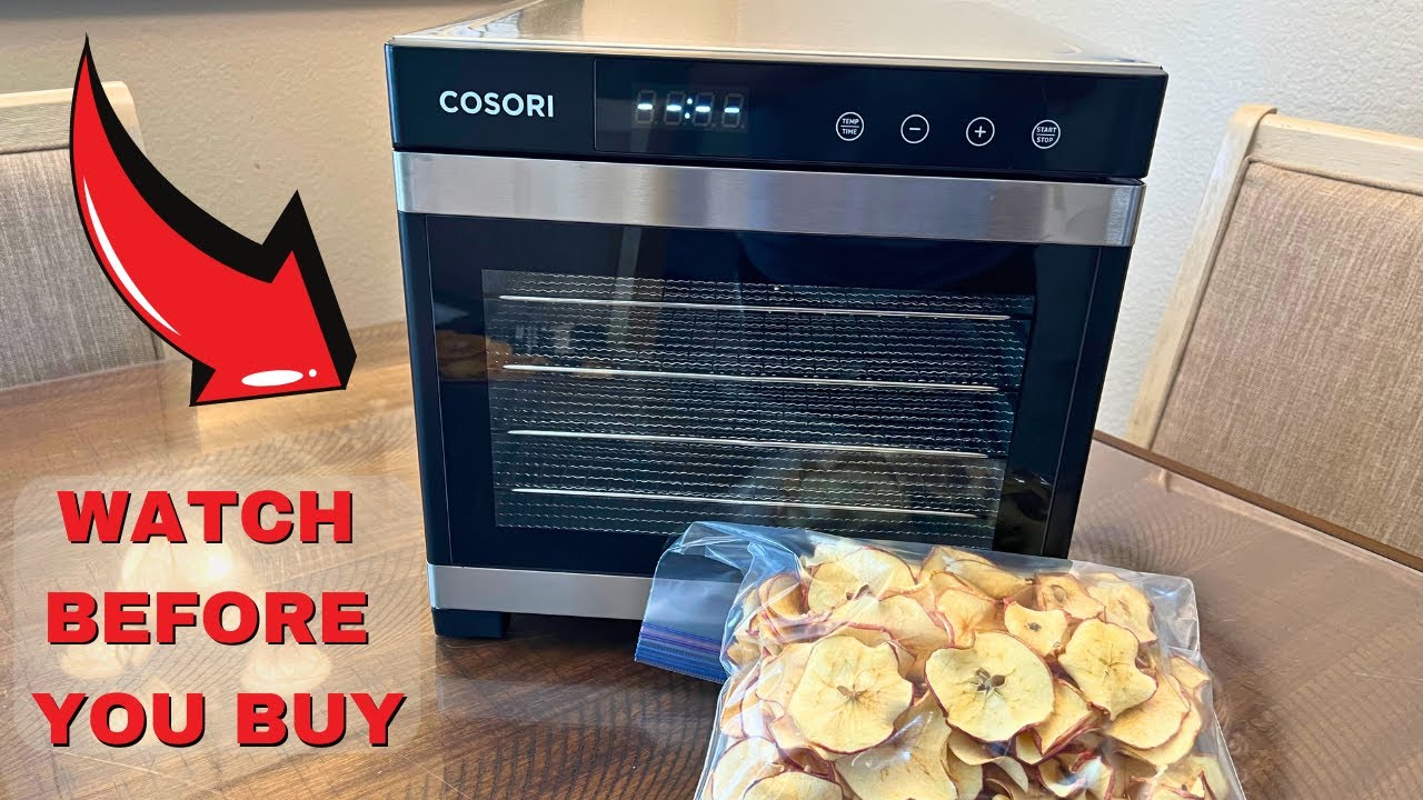 COSORI Food Dehydrator, Bigger Than 7 Trays With Large 6.5ft² Drying Space, 600W Power Saves Time