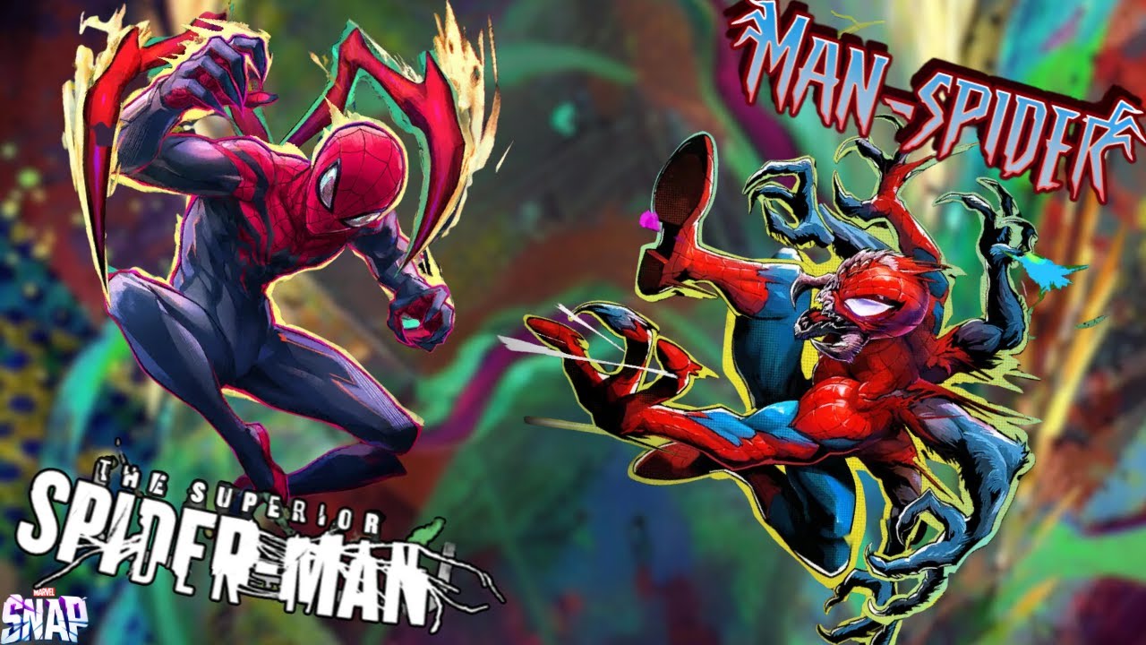 Man-Spider & Superior Spider-Man Day 1 Decks - Marvel Snap