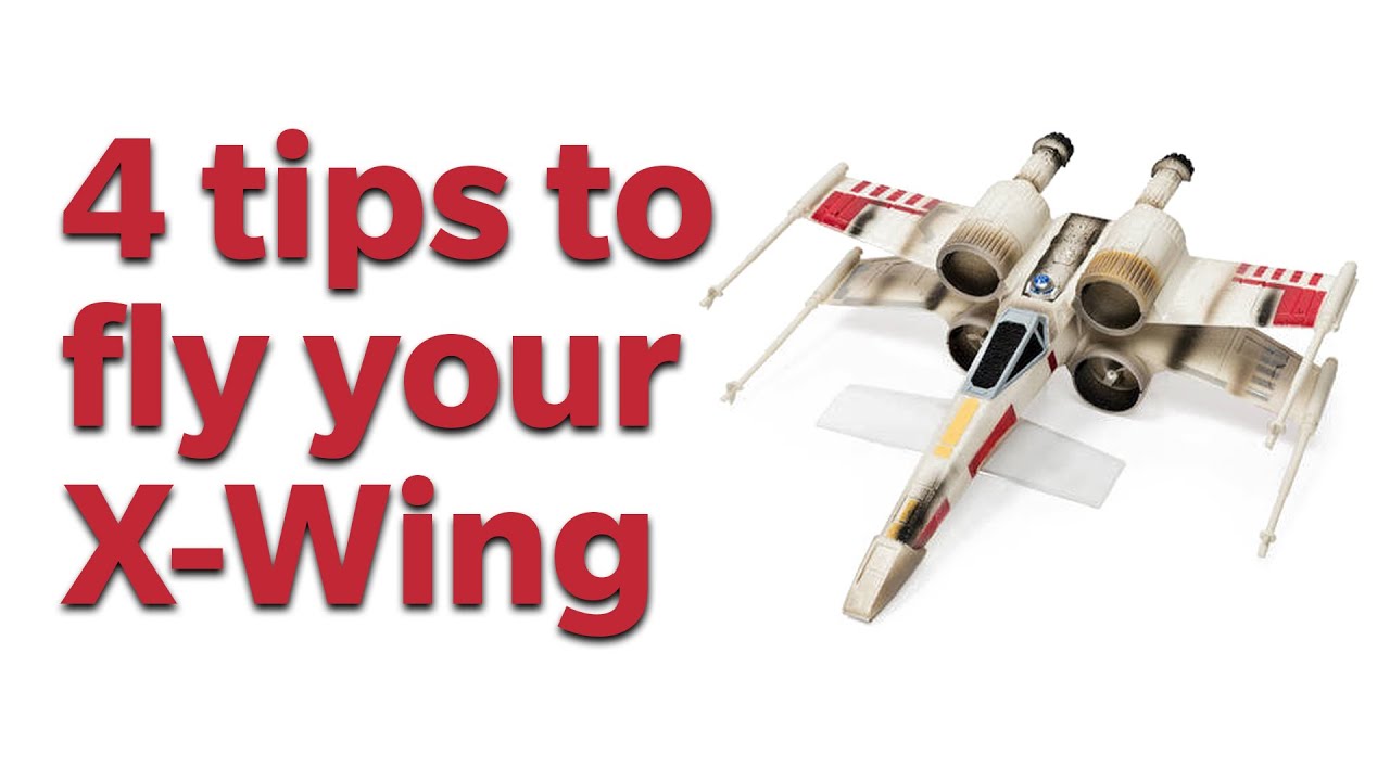 How to fly the Star Wars X-Wing Fighter RC plane (made by Air Hogs)