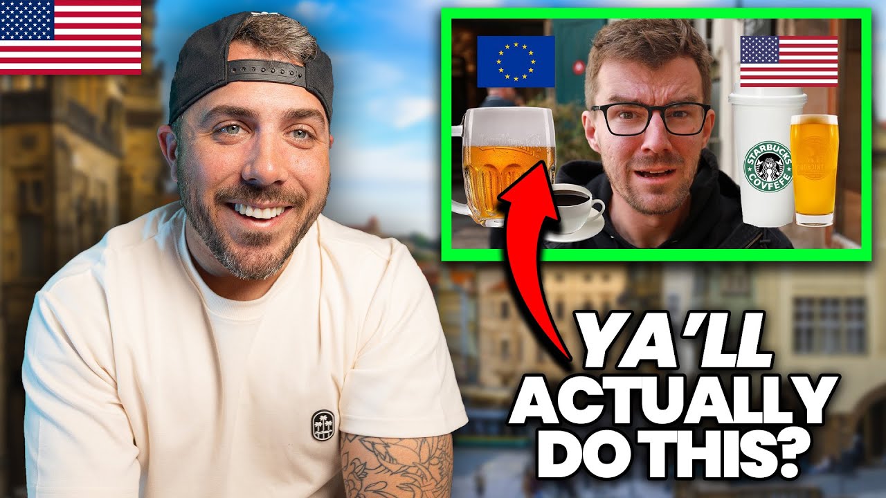 American Reacts to USA🇺🇸 vs EUROPE🇪🇺 - Guide To Cultural Differences