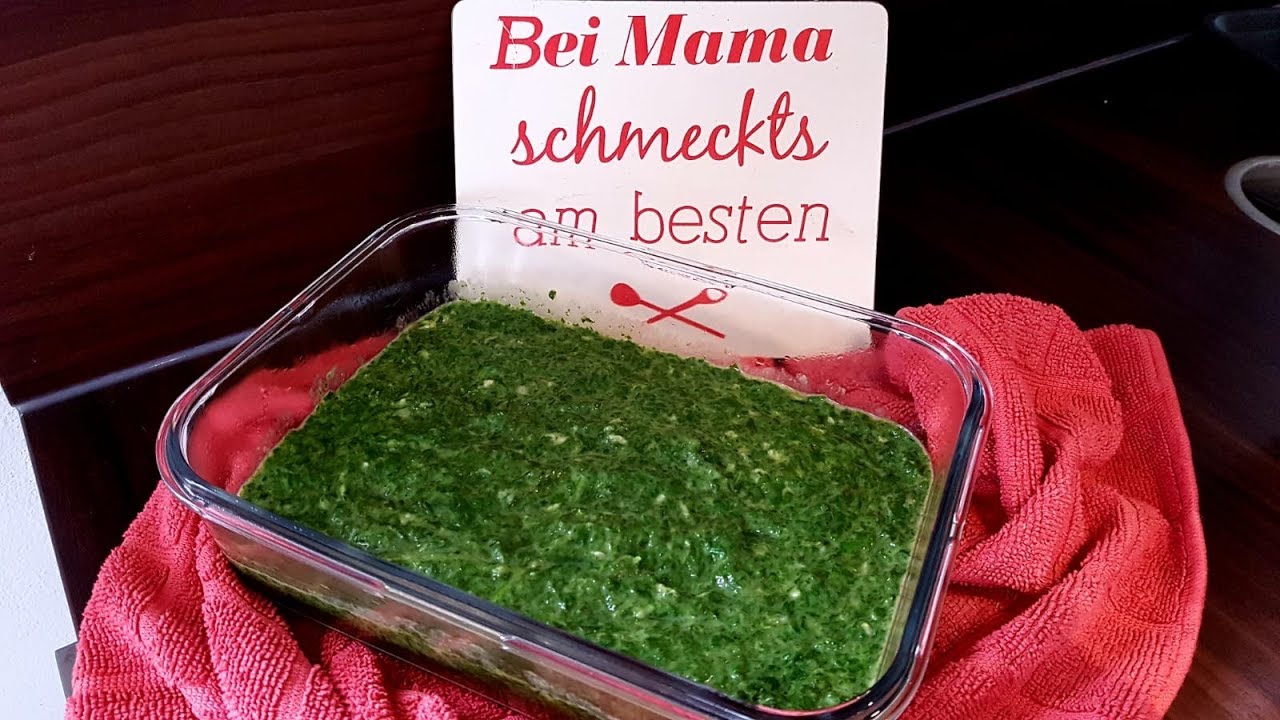 Rahmspinat mit Blubb  Thermomix® TM5/TM6