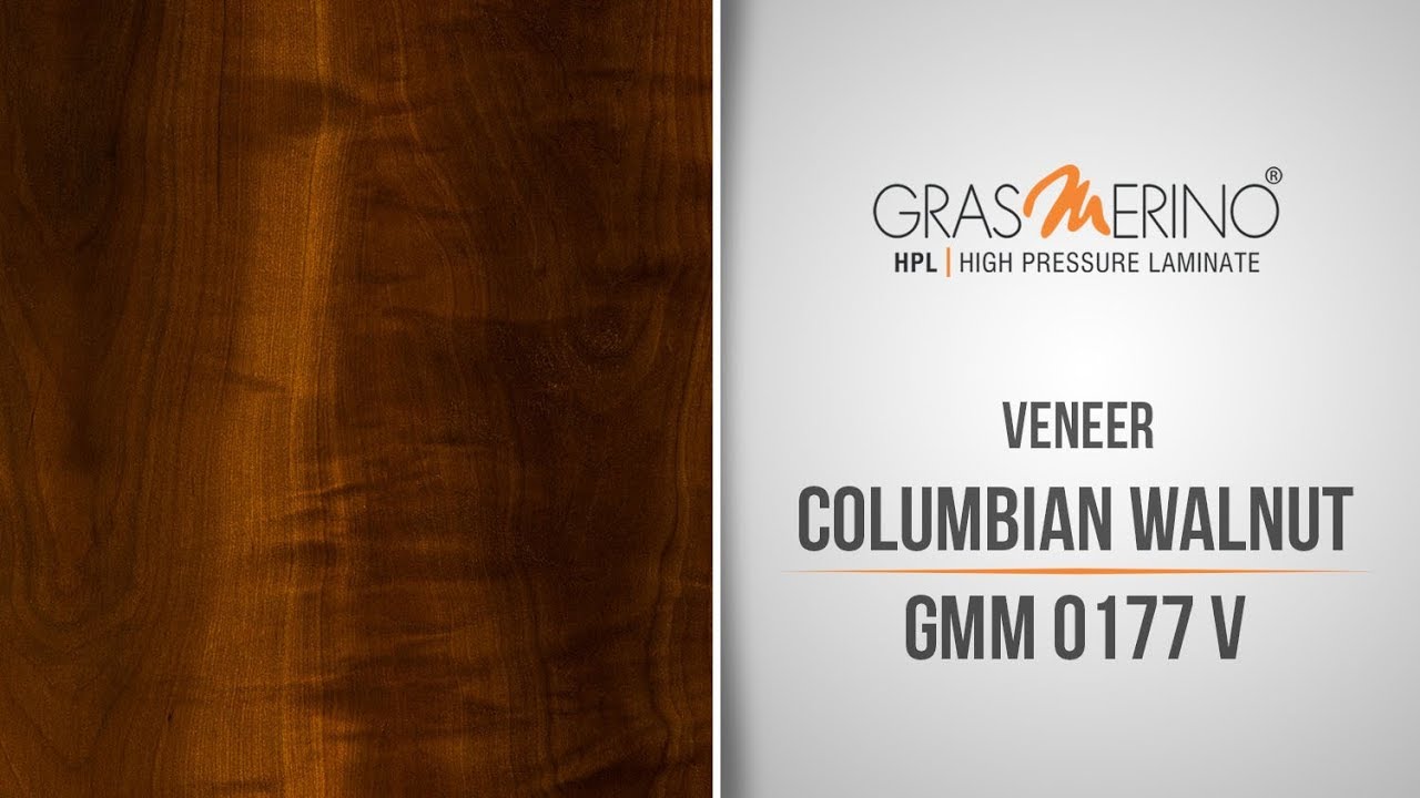 COLUMBIAN WALNUT   GMM 0177 V  # VENEER # GRASMERINO HPL