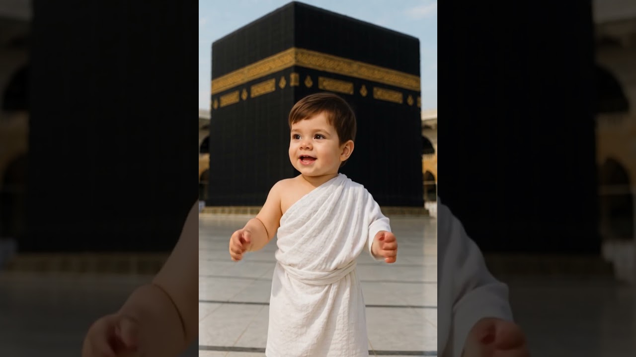 👶🕋 Little Haji in Ihram for Hajj 2025 | #hajj #hajj2025 #hajjvlog