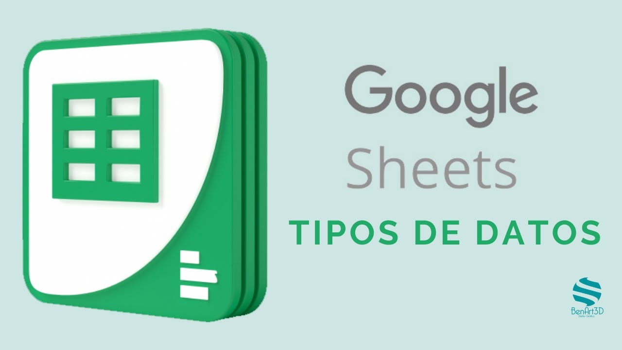 Curso Google Sheets .Tipos de datos