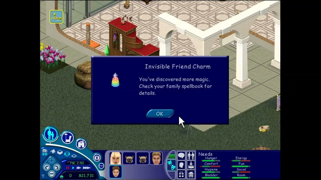 The Sims 1: Invisible friend