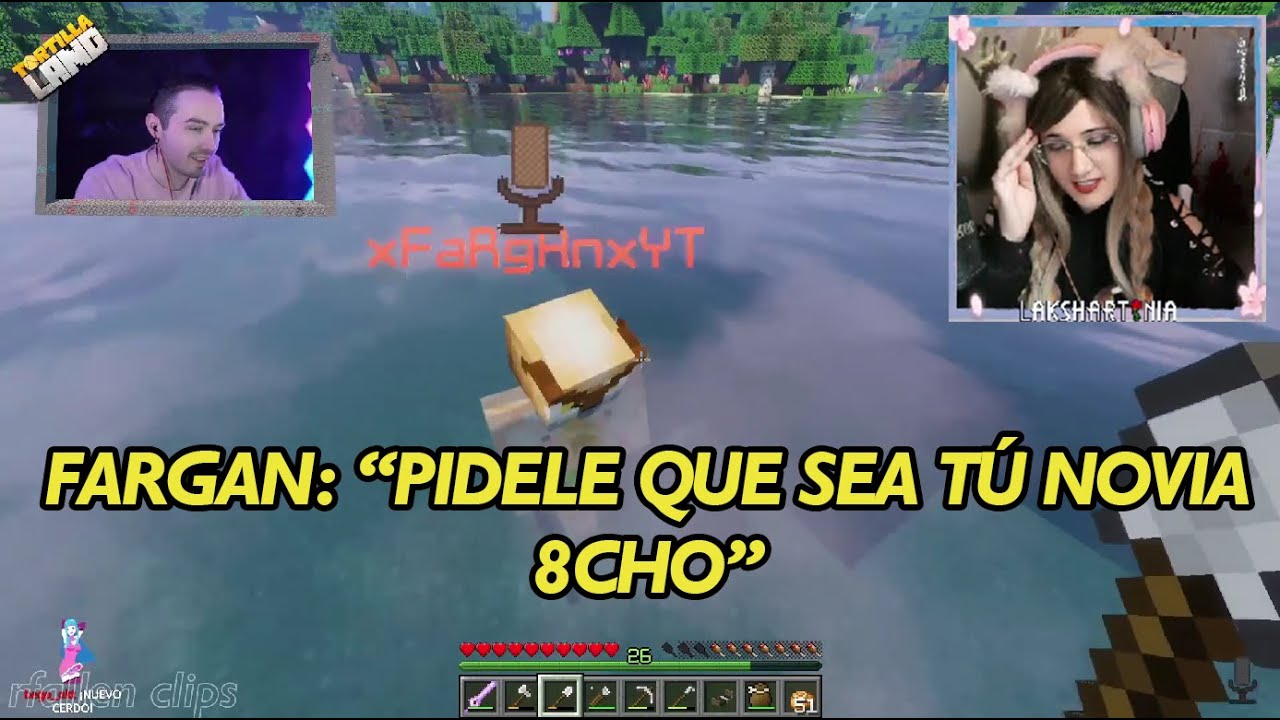 NIA MANDA A FARGAN A PREGUNTARLE A 8CHO SOBRE SI QUIERE SE SU NOVIO😍 CÁMARA 8CHO Y NIA ❤️