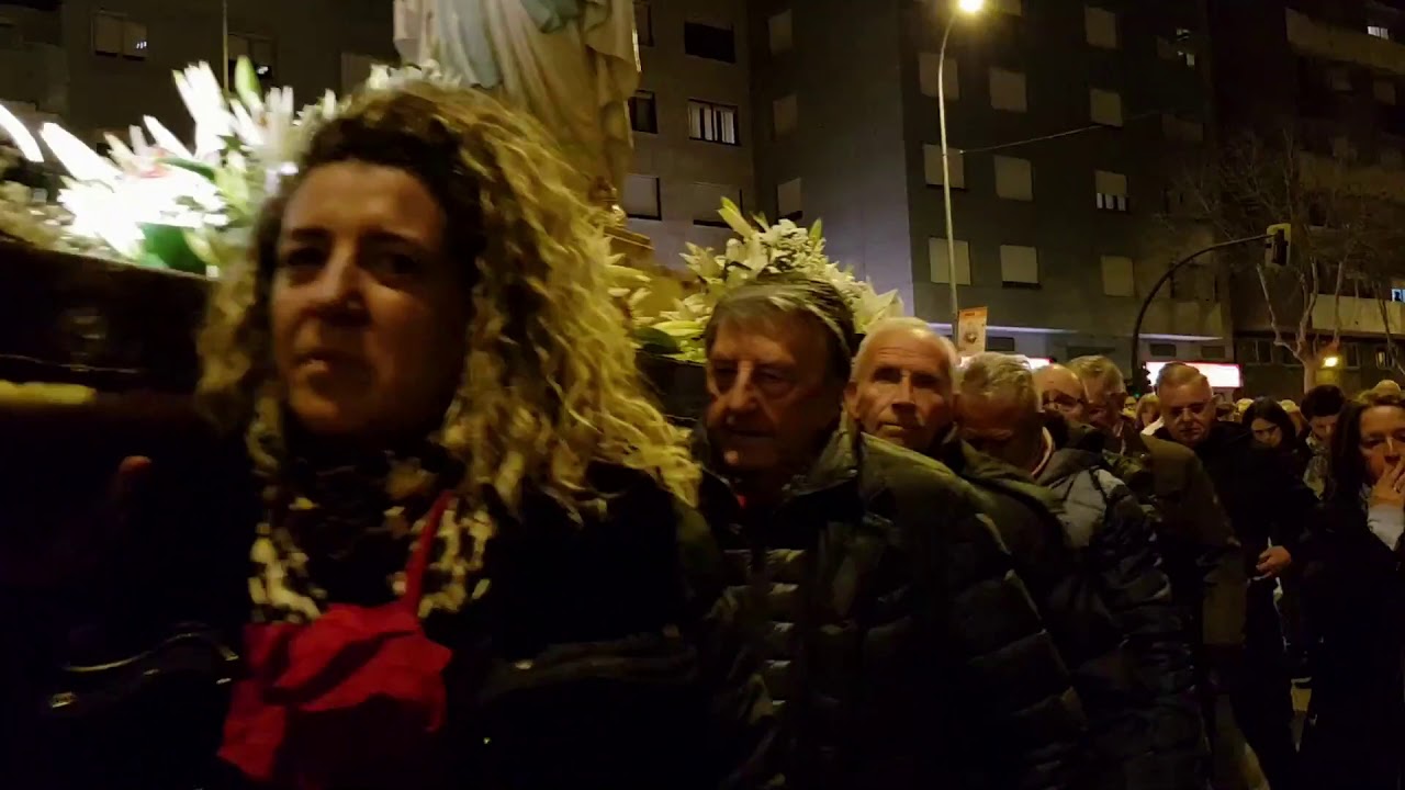 Procesión de las antorchas en Zamora 2020 (más videos)