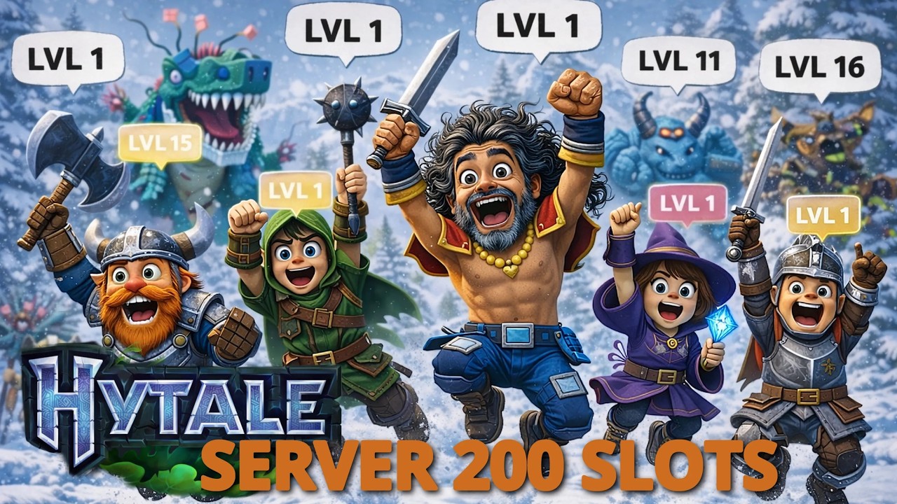 Iniciando o INCRÍVEL MODO RPG de HYTALE no servidor #23 | AO VIVO 2K 60FPS