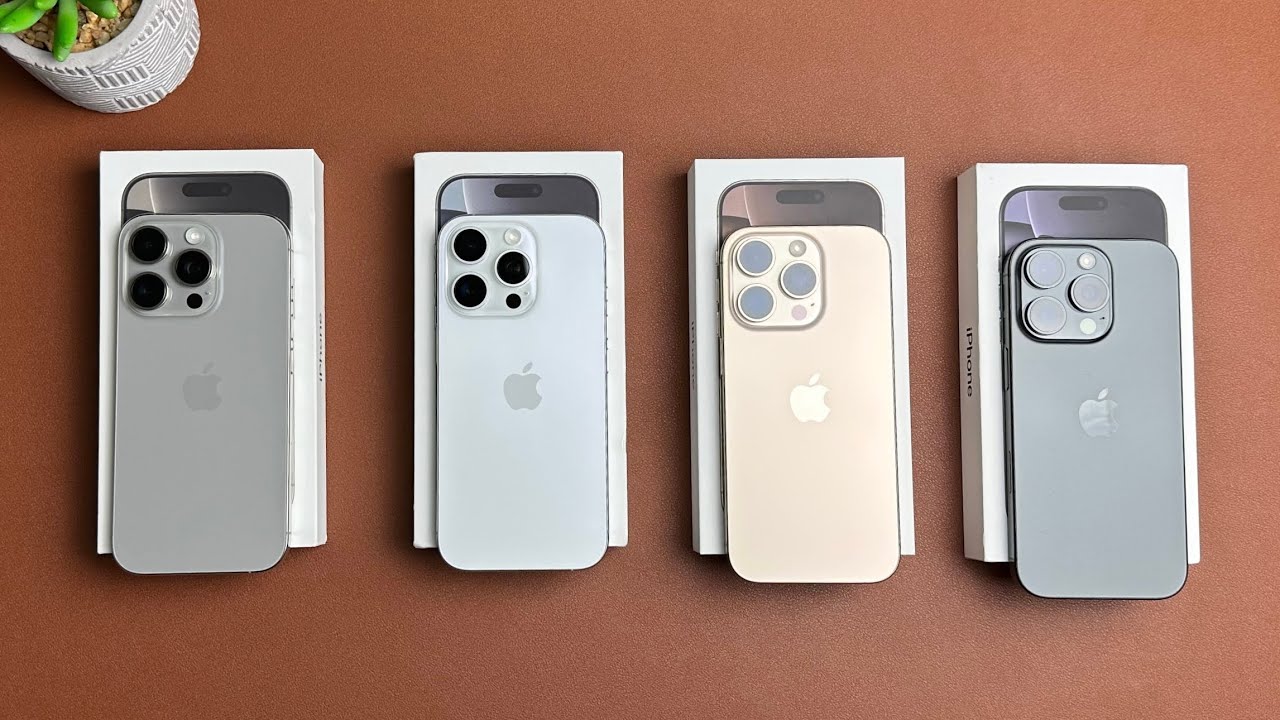 iPhone 16 Pro Все цвета!!! Распаковка и сравнение цветов!!!